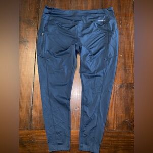 Eddie Bauer Women’s 2XL Blue Leggings w Side Pockets